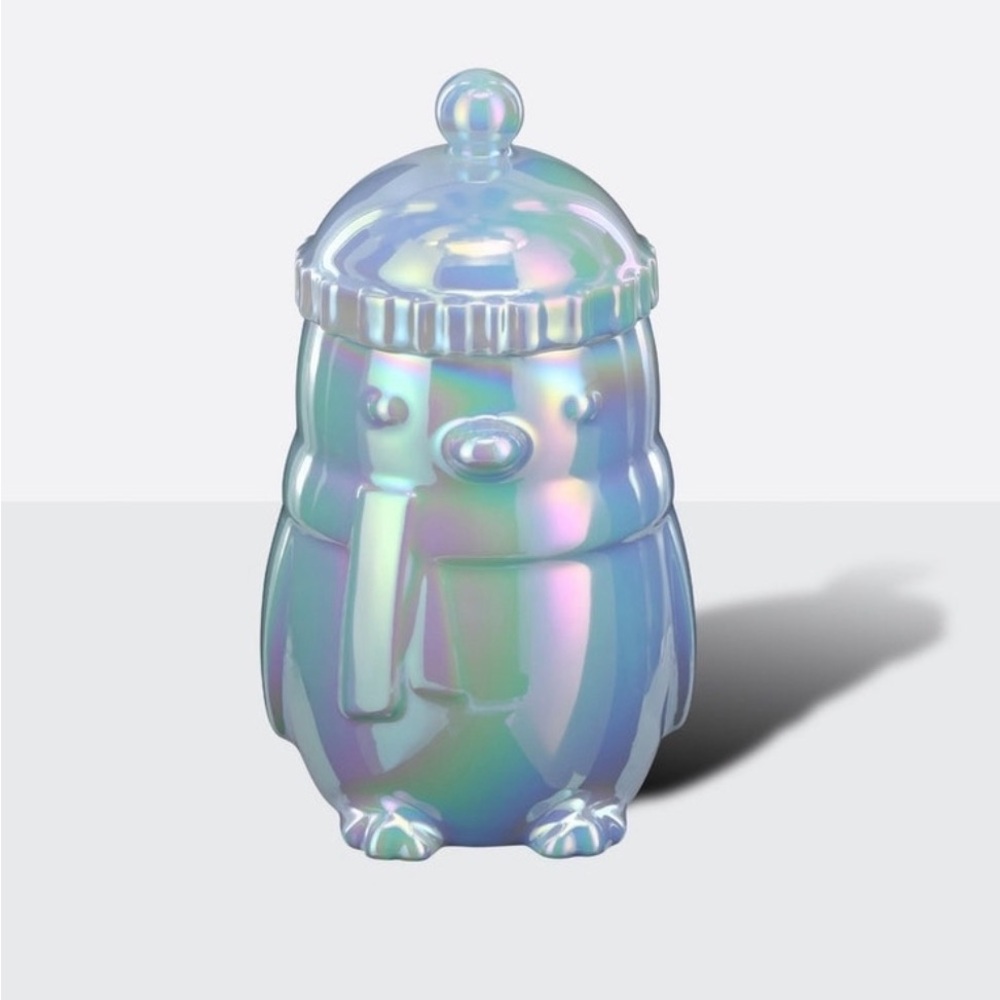 Brand New 2025 Starbucks Iridescent Penguin Mug with Lid. Lid is sealed!